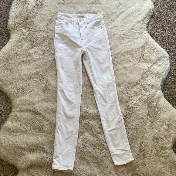 Madewell 10 inch high rise skinny‎ pure white - Picture 3 of 6